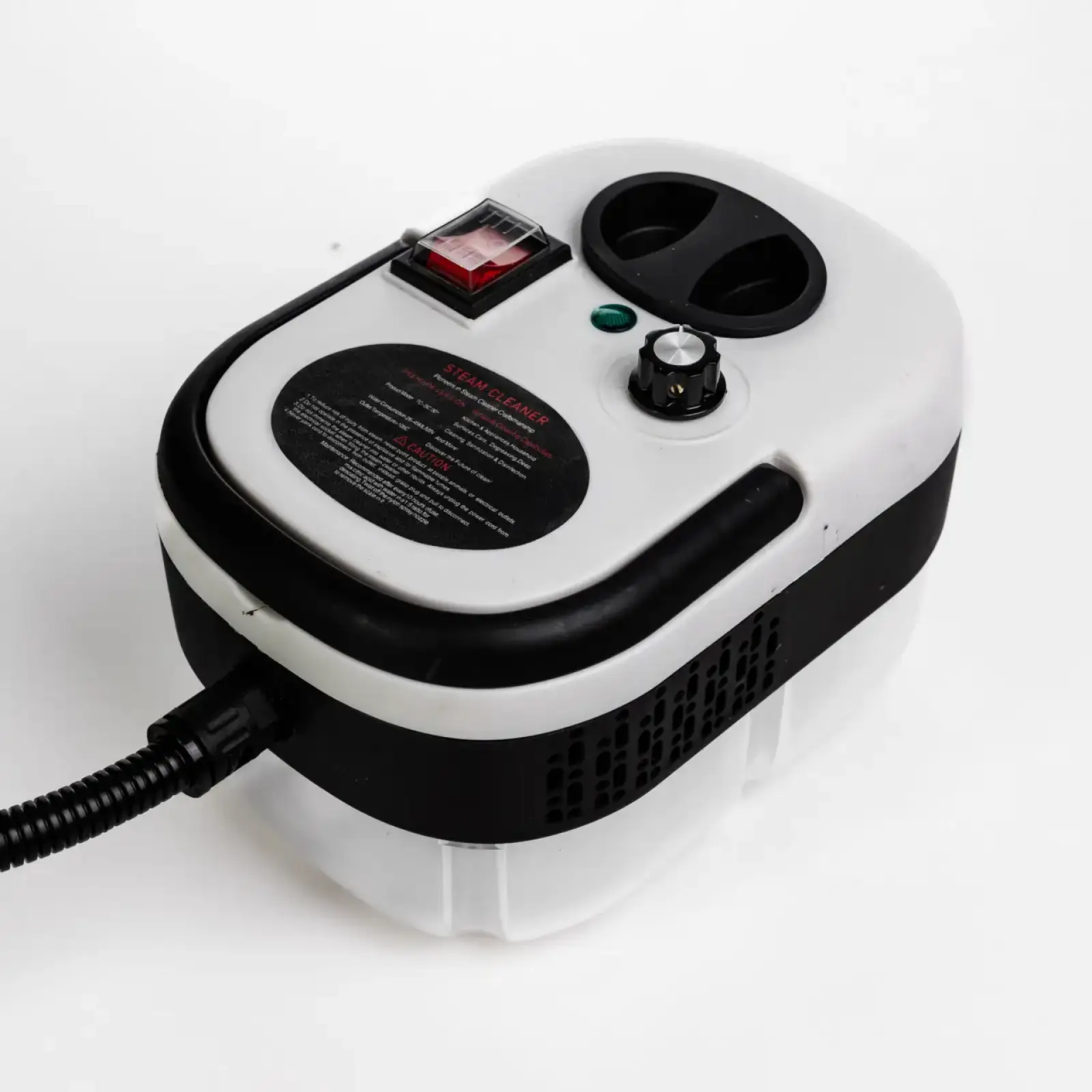 Пароочиститель ручной Steam Cleaner 2500 Вт с набором насадок и баком 1.2л HP-SC-002-white Yiwu UA