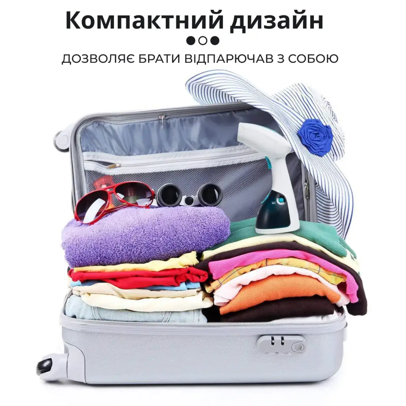 Ручной отпариватель для одежды SOKANY 250 мл Темно-синий Lugi AJ2205BL UA