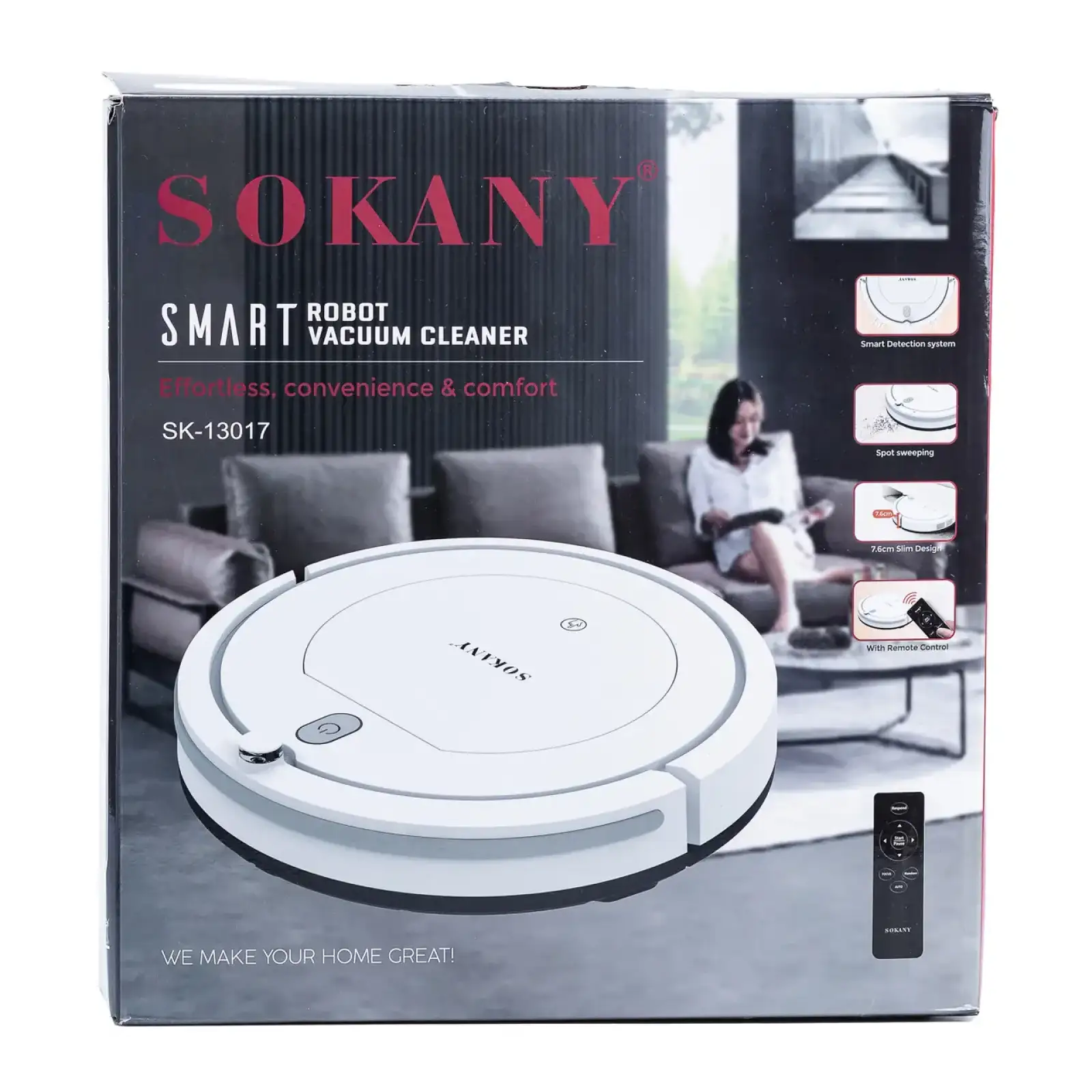 Робот-пылесос Sokany SK13017B черный UA