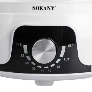 Сушарка для фруктів та овочів електрична 350 Вт 5 лотків Sokany SK-10072 UA