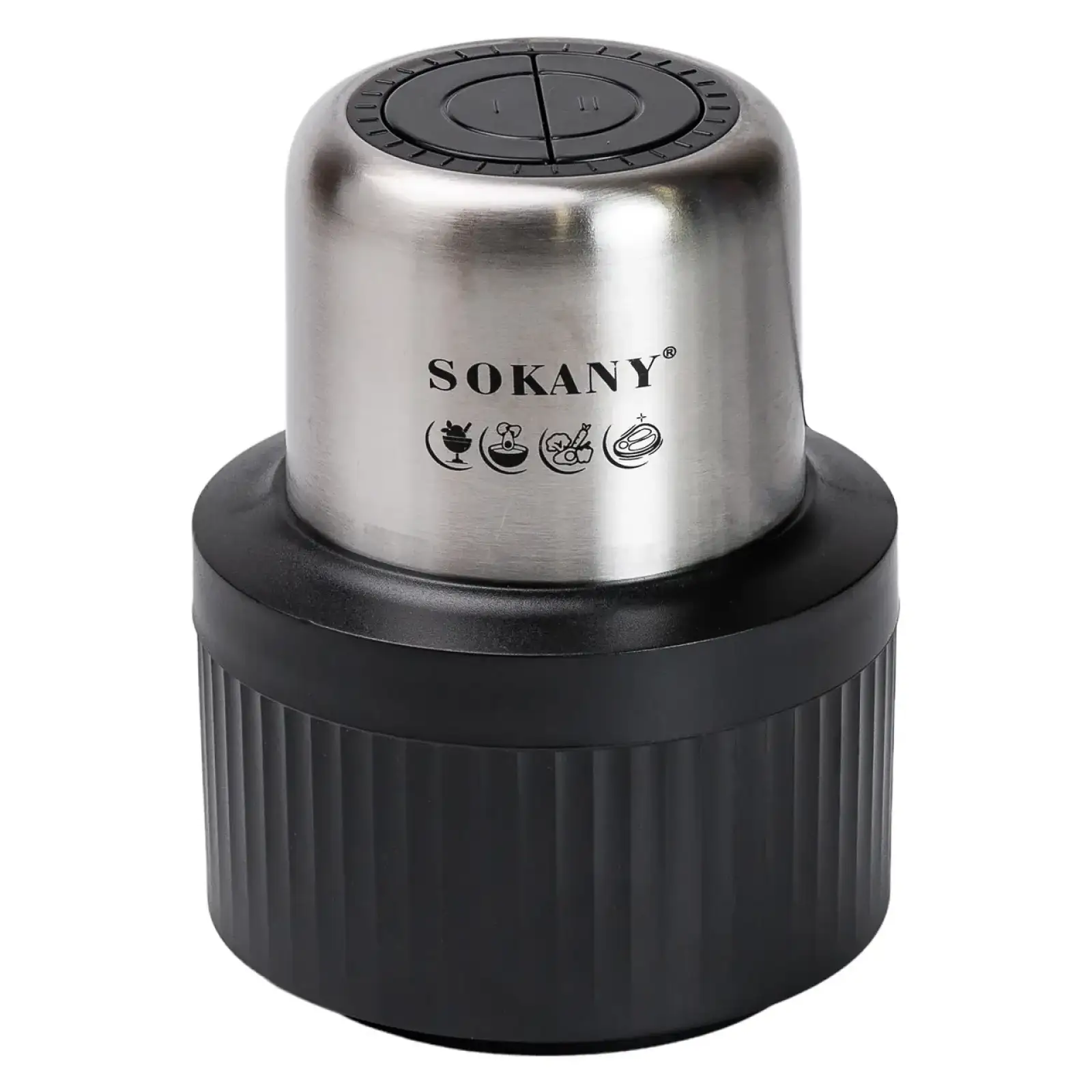 Чопер подрібнювач Sokany SKYM7032W 2в1 з чашами 0.5 і 1.5 л 800 Вт Білий UA