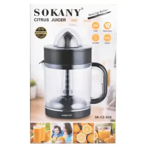 Соковижималка для цитрусових електрична 30 Вт 1.2 л прес для апельсинів Sokany SK-CZ-626 UA