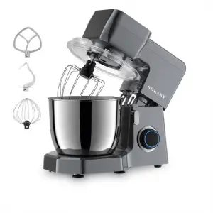 Планетарный миксер Sokany 1500 Вт с чашей 6.5 л 10 режимов скорости SK-272 UA