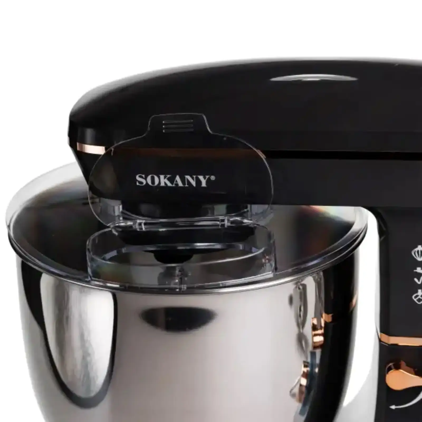 Планетарный миксер Sokany 1400 Вт с чашей 11 л 6 режимов скорости SK-05001 UA