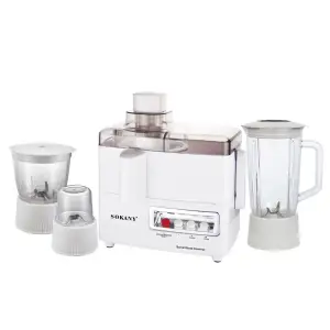 Кухонный комбайн с соковыжималкой и кофемолкой 4 в 1 блендер 800 Вт Sokany SK-03029 UA