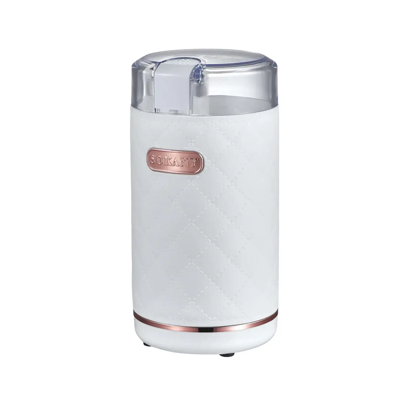 Кофемолка электрическая Sokany 150 Вт Белая Lugi SK-3027W UA