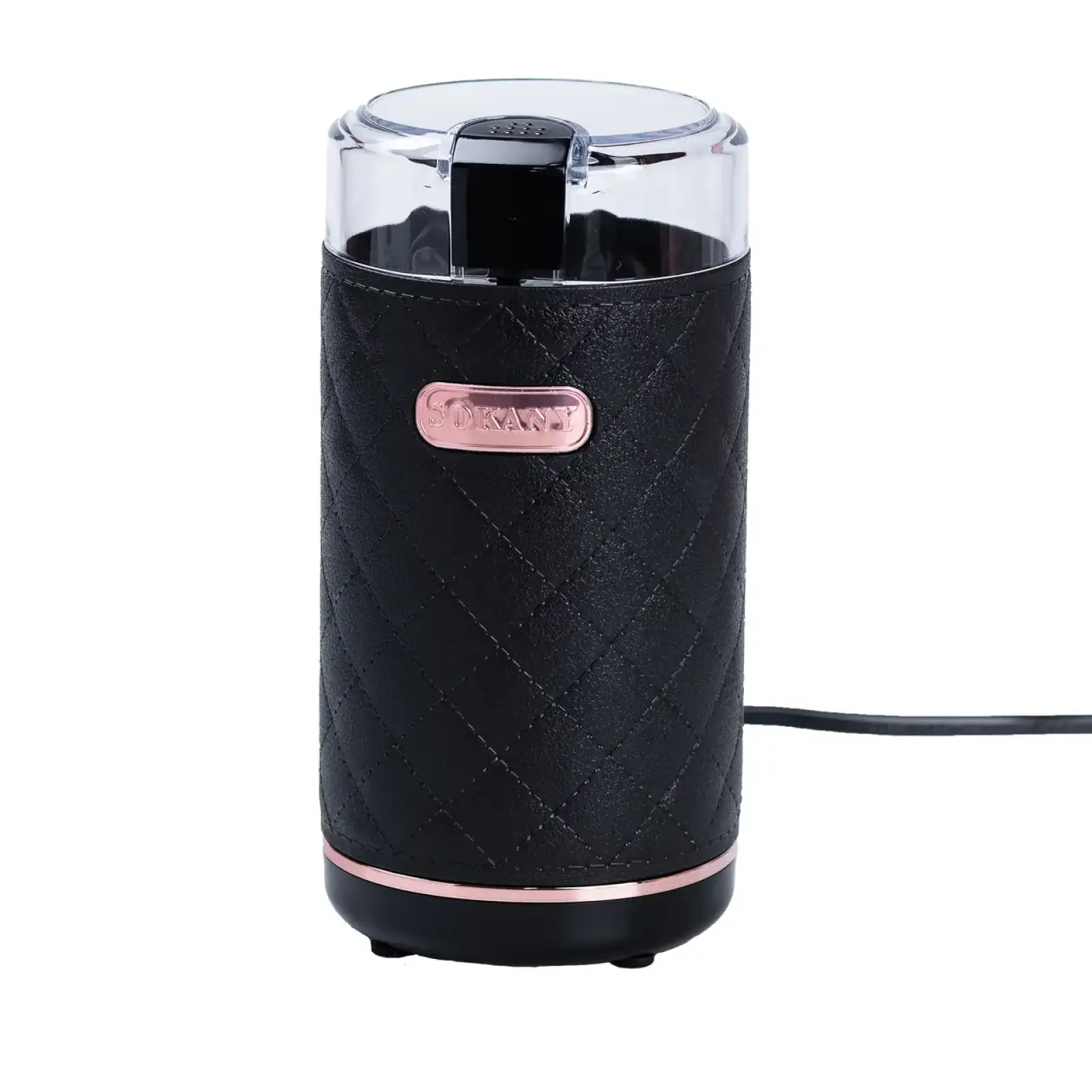 Кофемолка электрическая Sokany 150 Вт Черная Lugi SK-3027B UA