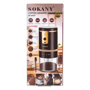 Кофемолка аккумуляторная 13 Вт 250 мл для мелкого помола Sokany SK-04026 UA