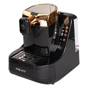 Кофемашина 700 Вт профессиональная электрическая кофеварка Sokany SK-04010 UA