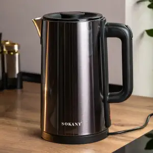 Електрочайник Sokany 3 літри Сірий SK-09018G UA