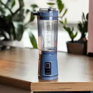Портативний блендер-шейкер на акумуляторі 500 мл USB Синій SK-01023BL Sokany UA