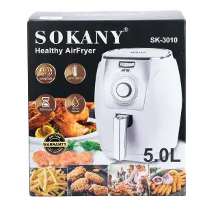 Мультипечь Sokany на 5 литров, 1500 Вт белая SK-3010 (SK3010) UA