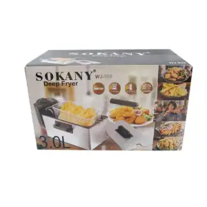 Фритюрница профессиональная Sokany WJ800 на 3.5 литра, 2000 Вт UA