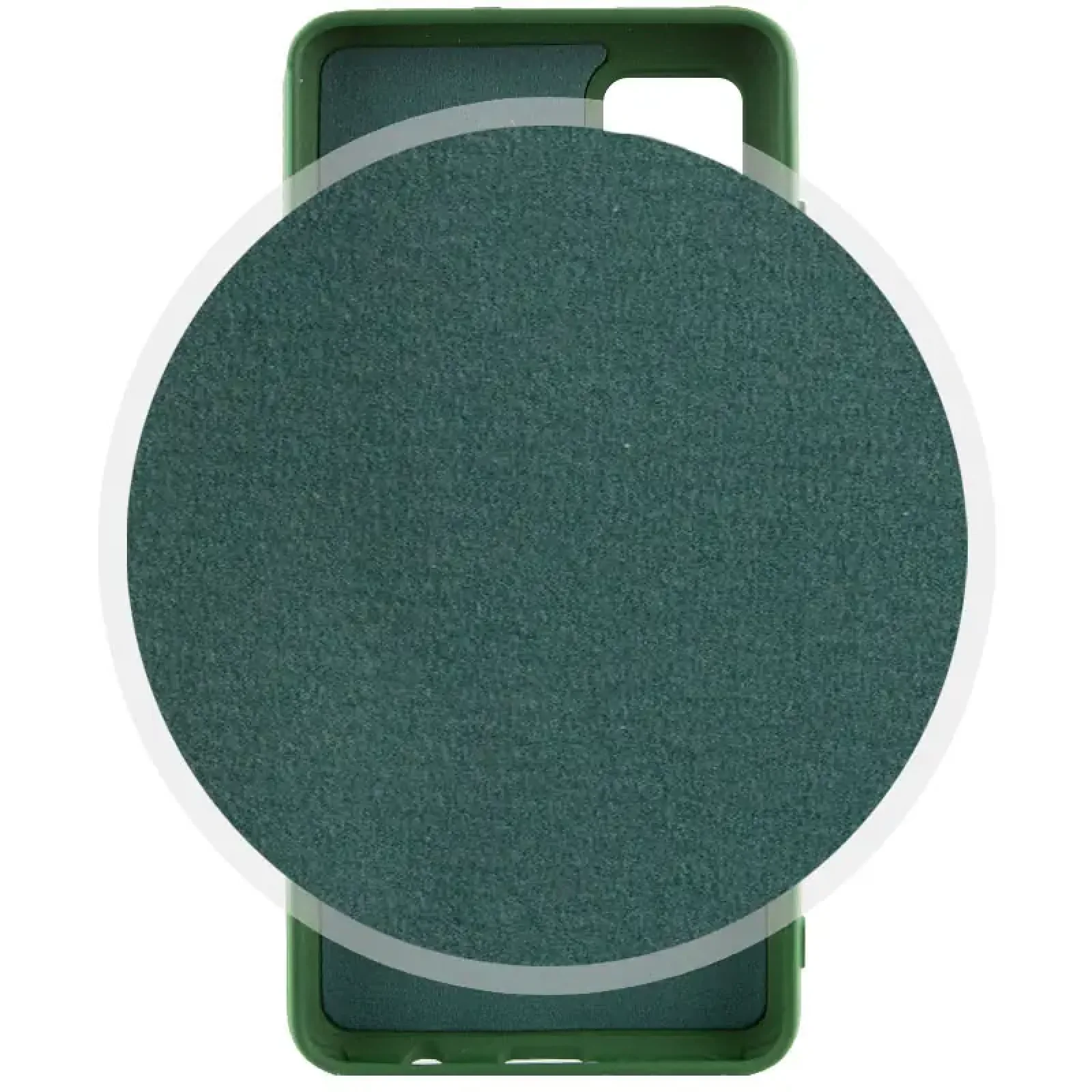Чохол Silicone Cover Lakshmi (AA) для Samsung Galaxy A71 Dark Green