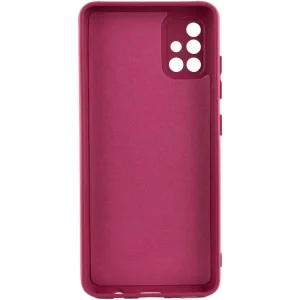 Чохол TPU GETMAN Liquid Silk Full Camera для Samsung Galaxy A71 Marsala