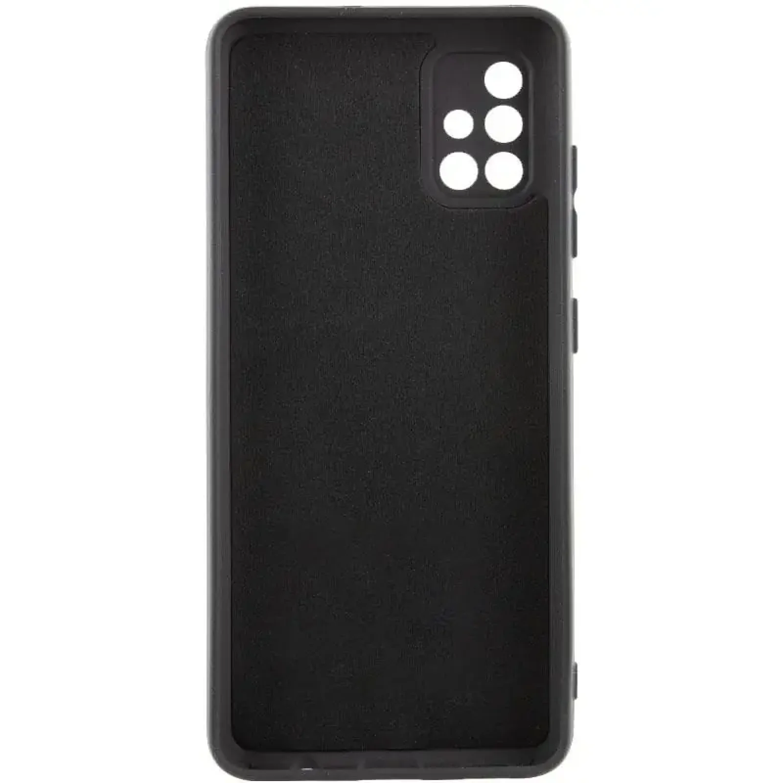 Чохол TPU GETMAN Liquid Silk Full Camera для Samsung Galaxy A71 Black