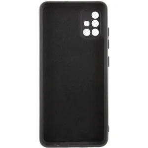 Чохол TPU GETMAN Liquid Silk Full Camera для Samsung Galaxy A71 Black