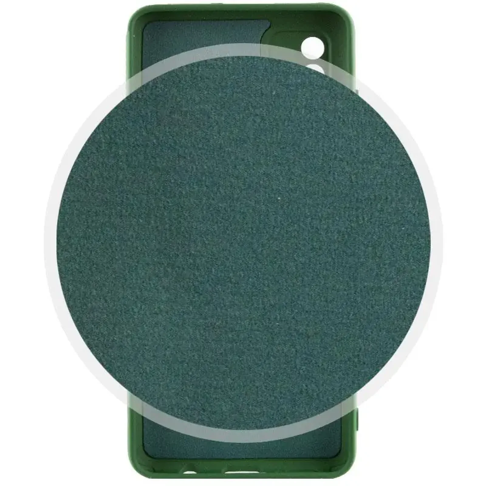 Чохол TPU GETMAN Liquid Silk Full Camera для Samsung Galaxy A71 Dark Green