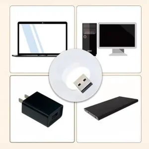 USB лампа LED 1W Білий / Циліндр