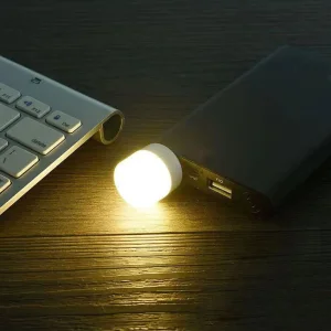 USB лампа LED 1W Білий / Циліндр