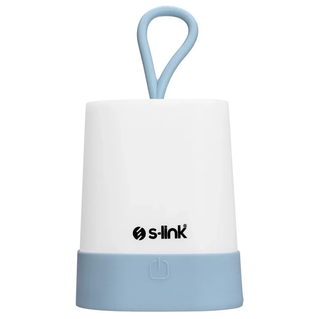 Ліхтар акумуляторний S-link SL-F141 1W Led 1200mAh Rechargeable Touch On/Off Блакитний