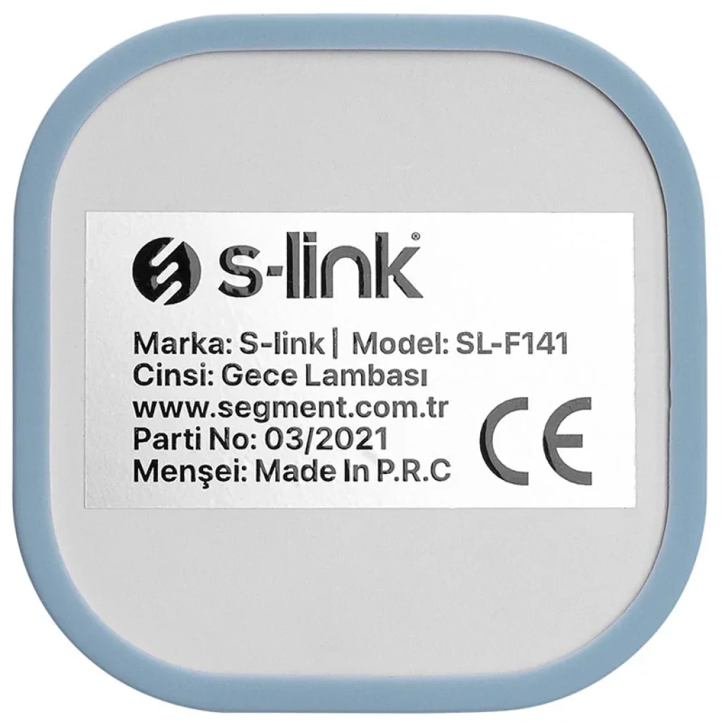 Ліхтар акумуляторний S-link SL-F141 1W Led 1200mAh Rechargeable Touch On/Off Блакитний