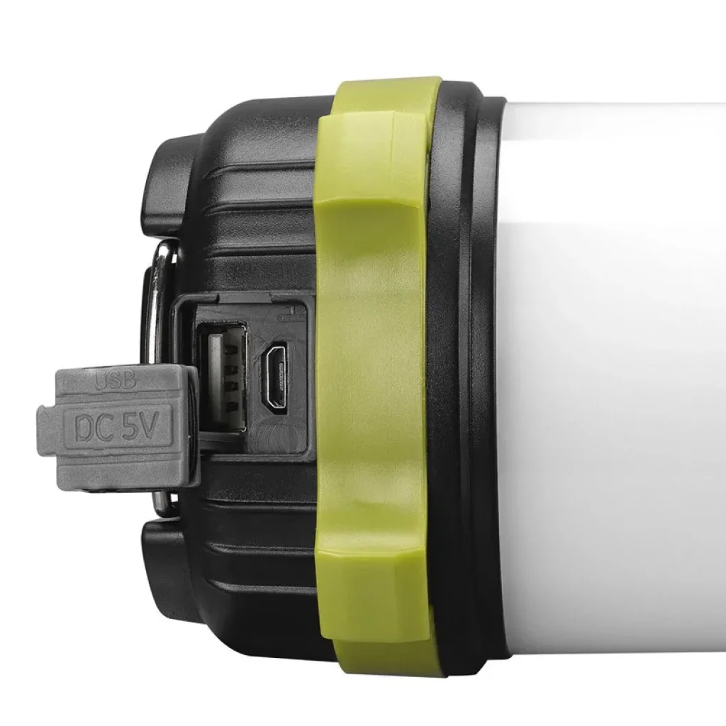 Ліхтар акумуляторний S-link SL-F261 5WLed+40 SMD+20 Red Led 3000mAh USB+Powerbank Чорний
