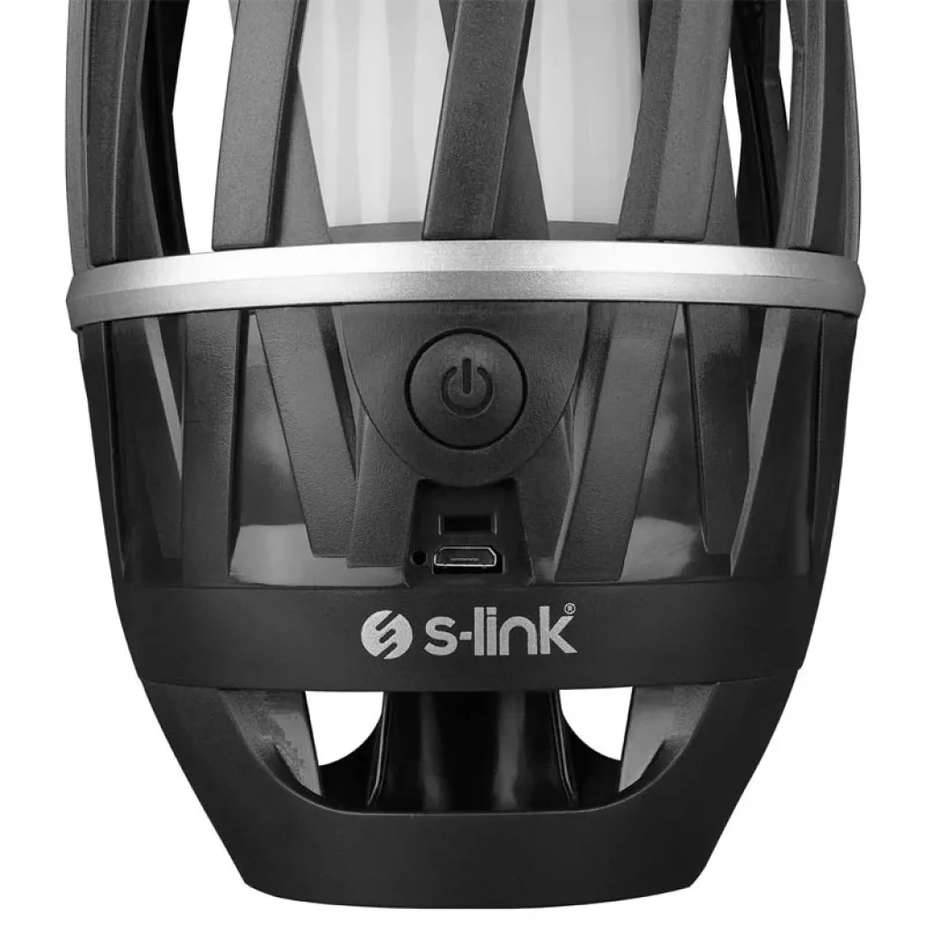 Ліхтар акумуляторний S-link SL-F807 34 Leds 1200mAh USB Rechargeable Flame Effect Decorative Чорний
