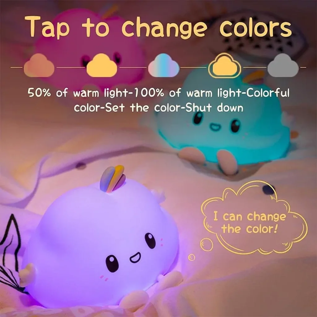 Нічник Cloud A12 1200 mAh White