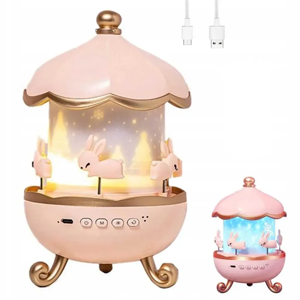 Нічник Fairy Tale E11 with Bluetooth 1200 mAh Pink