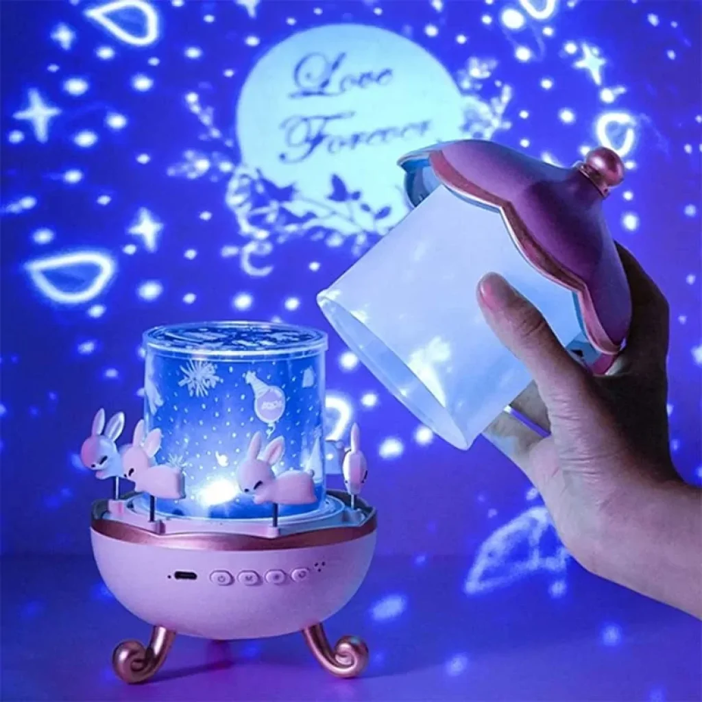 Нічник Fairy Tale E11 with Bluetooth 1200 mAh Pink