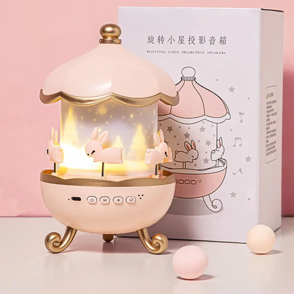 Нічник Fairy Tale E11 with Bluetooth 1200 mAh Pink