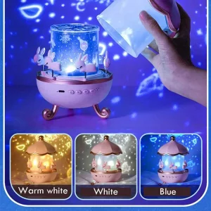Нічник Fairy Tale E11 with Bluetooth 1200 mAh Pink
