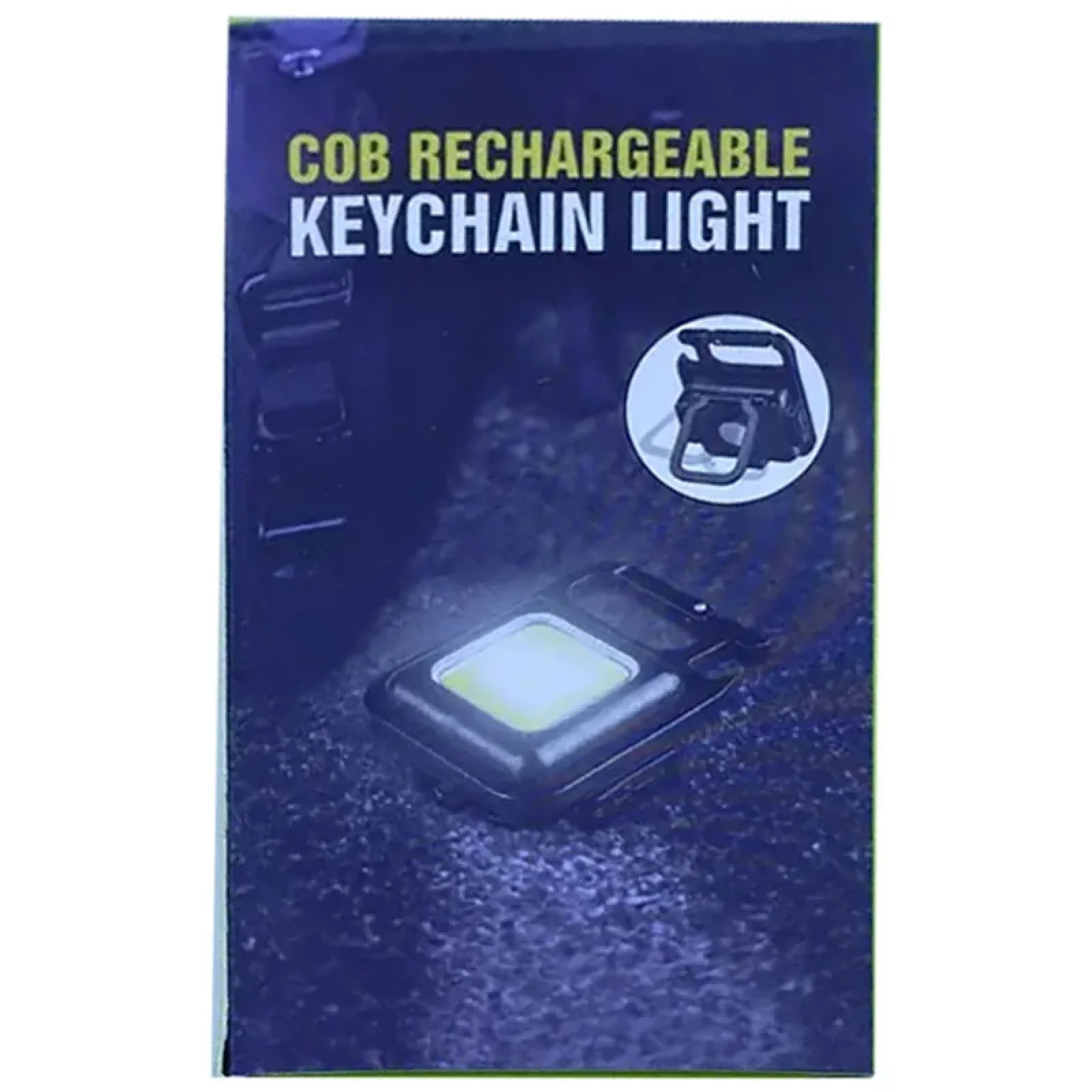 Ліхтарик-брелок акумуляторний LED з карабіном SH-031 Black