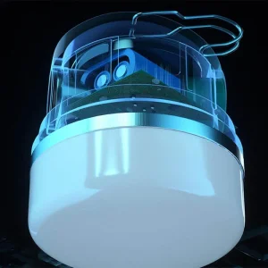 Кемпінговий ліхтар акумуляторний AK-004 Solar Silver