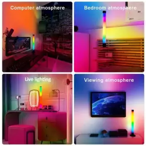 Настільна LED лампа RGB 5V Panel 2 Single side Bluetooth dual pack USB with app Black