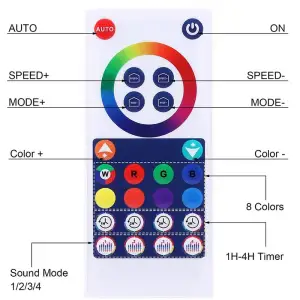 Настільна LED лампа RGB 5V Panel 2 Single side Bluetooth dual pack USB with app Black
