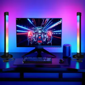 Настільна LED лампа RGB 5V Panel 2 Single side Bluetooth dual pack USB with app Black