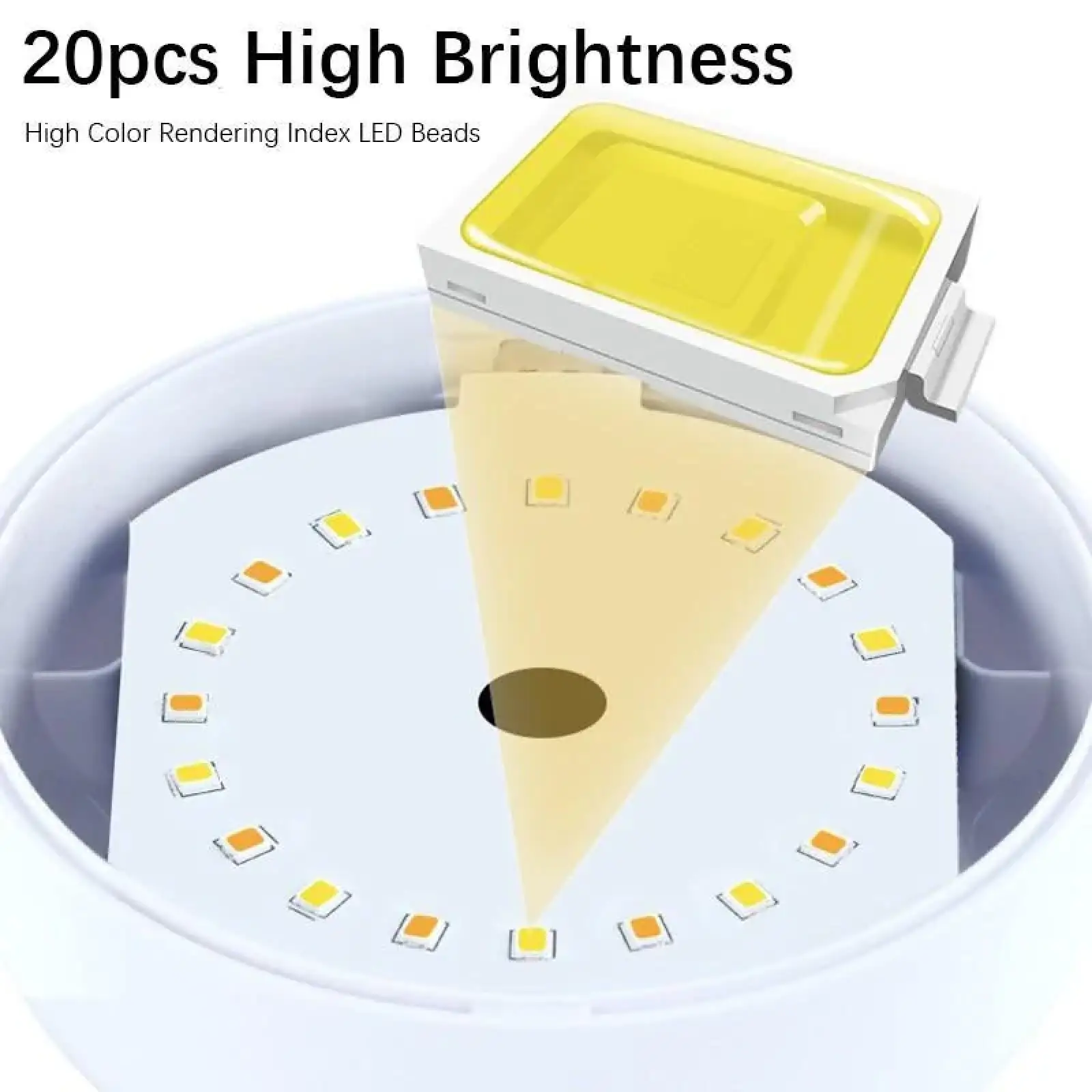 Настільний сенсорний LED світильник 3 colour light MZ-L2701 White