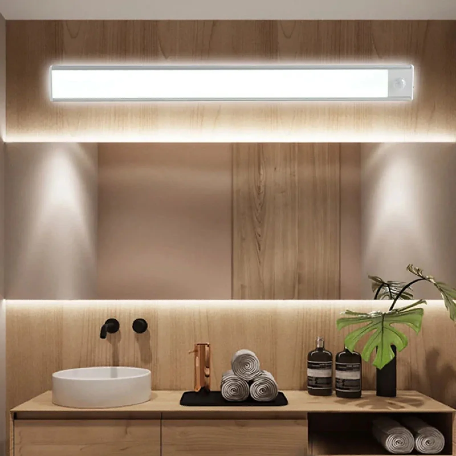 Сенсорний світильник LED з датчиком руху MZ-L1005 (40*10*600mm) White