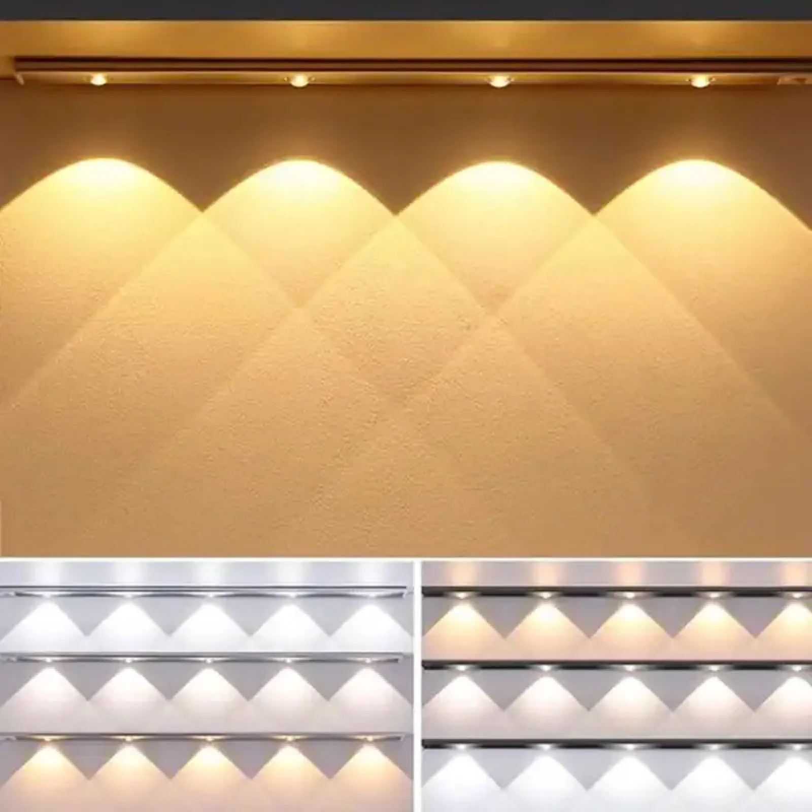 Сенсорний світильник LED з датчиком руху MZ-L1602 (40*10*600mm) Black