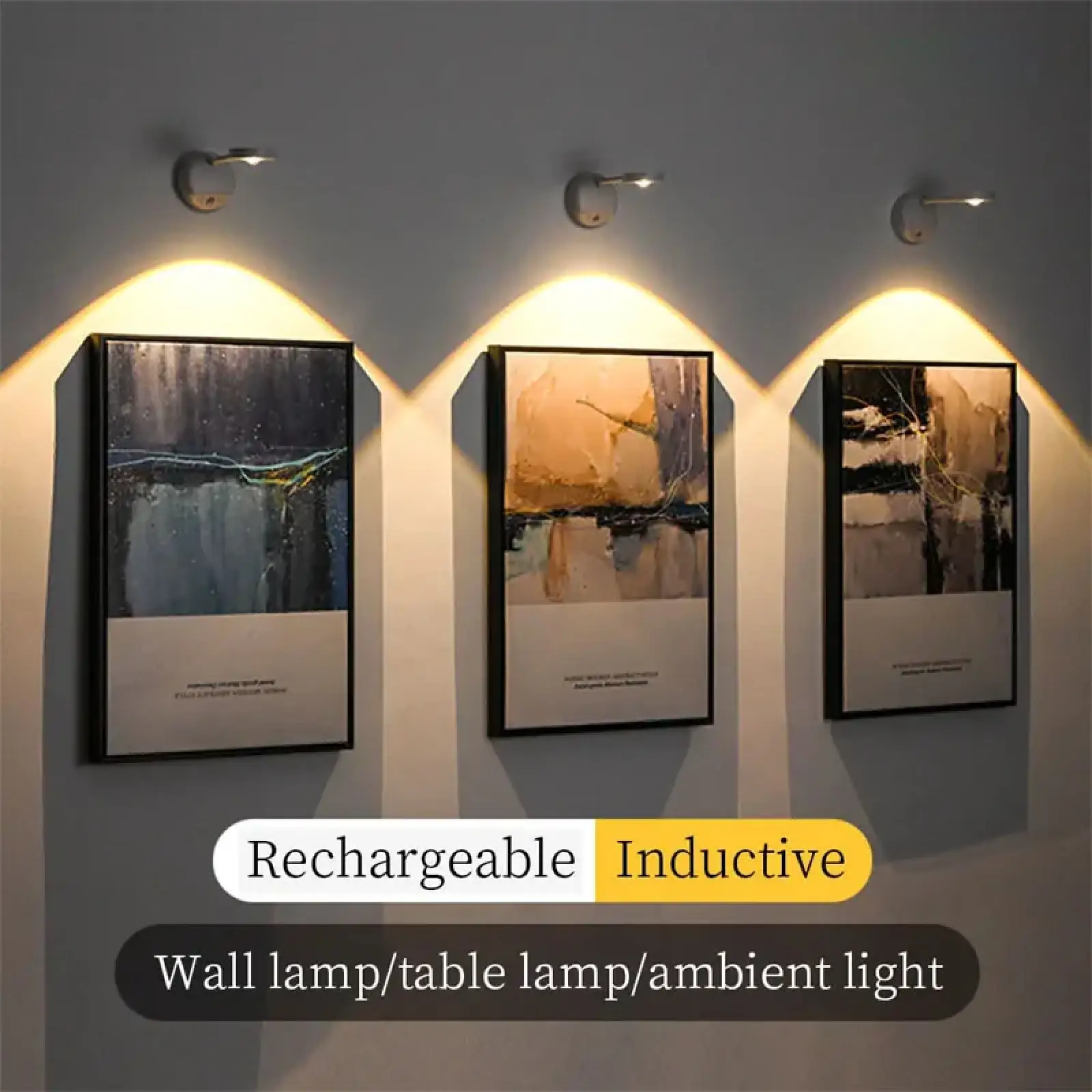 Настільна лампа LED з датчиком руху 3 colour light MZ-L2201 White