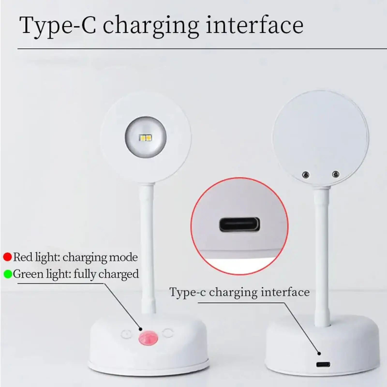 Настільна лампа LED з датчиком руху 3 colour light MZ-L2201 White