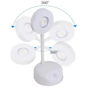 Настільна лампа LED з датчиком руху 3 colour light MZ-L2201 White