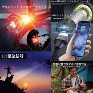 Кемпінговий ліхтар акумуляторний HW-777 Black