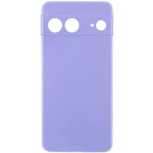 Колір: Фіолетовий - Чохол Silicone Cover Lakshmi Full Camera (AAA) для Google Pixel 7 Dasheen