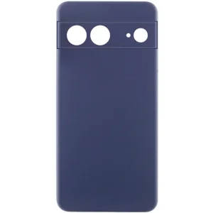 Колір: Синій - Чохол Silicone Cover Lakshmi Full Camera (AAA) для Google Pixel 7 Midnight Blue