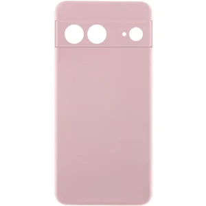 Колір: Рожевий - Чохол Silicone Cover Lakshmi Full Camera (AAA) для Google Pixel 7 Pink Sand