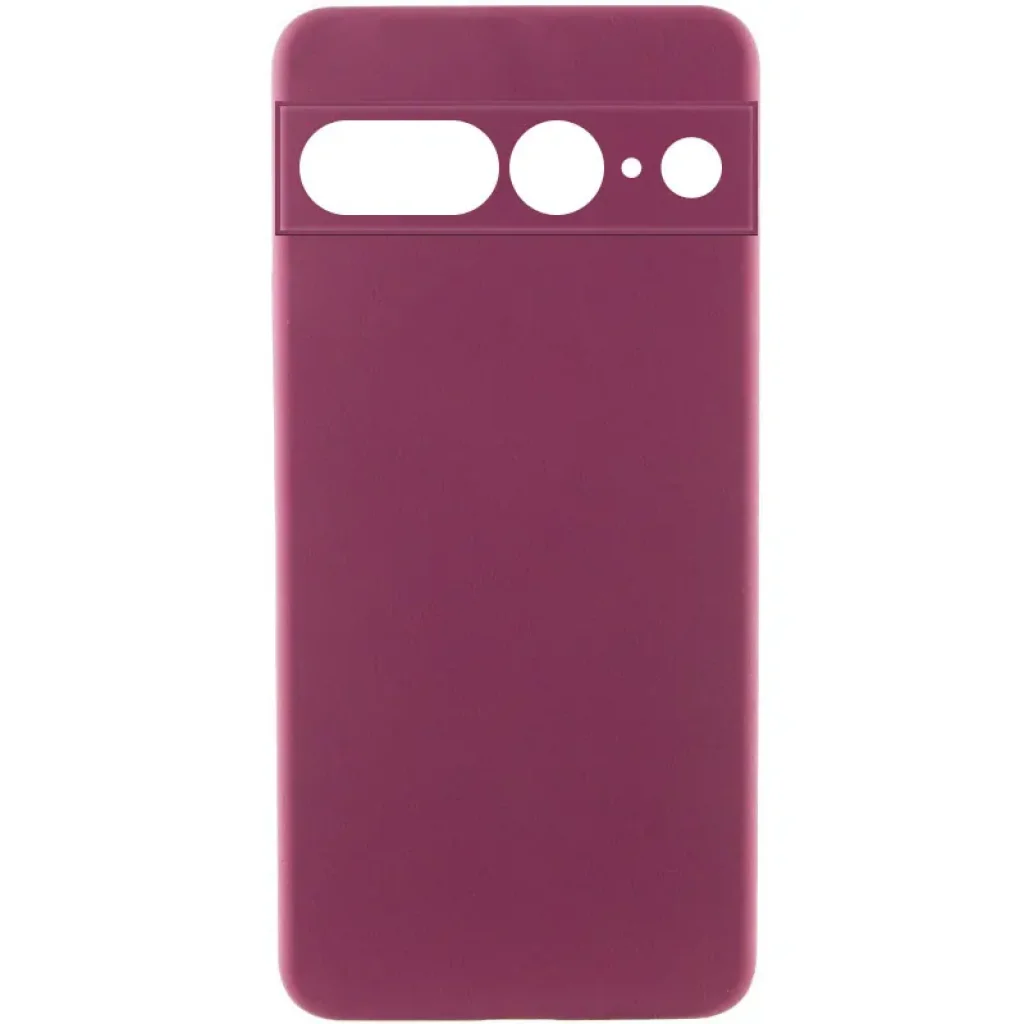 Чохол Silicone Cover Lakshmi Full Camera (AAA) для Google Pixel 7 Pro Plum