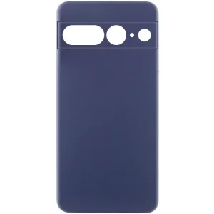 Колір: Синій - Чохол Silicone Cover Lakshmi Full Camera (AAA) для Google Pixel 7 Pro Midnight Blue